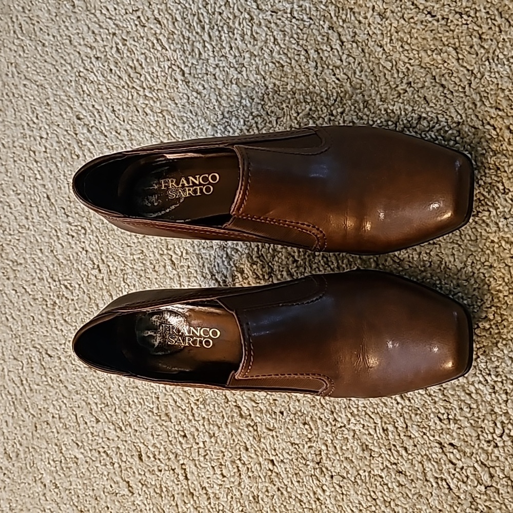 Franco Sarto Brown Booties, size 7.5